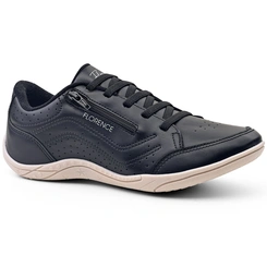 Tênis Feminino Florence Napa Zíper Lateral