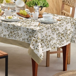Toalha de Mesa Retangular 1.40m x 2.10m Teka Básica Estampas Coloridas