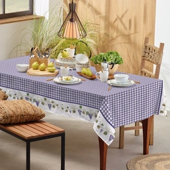 Toalha de Mesa Retangular 1.40m x 2.10m Teka Básica Estampas Coloridas