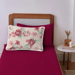 Jogo de Cama Solteiro Malha 100% Algodão Estampado 2 Peças Vivaldi