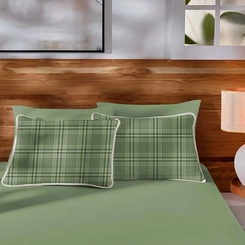 Jogo de Cama Queen Malha 100% Algodão Estampado 3 Peças Vivaldi