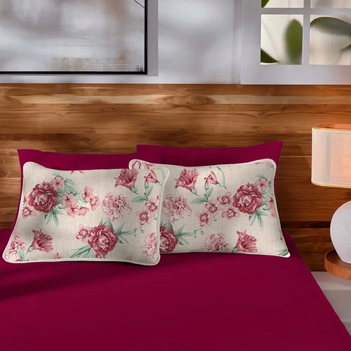 Jogo de Cama king Malha 100% Algodão Estampado 3 Peças Vivaldi