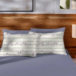 Jogo de Cama king Malha 100% Algodão Estampado 3 Peças Vivaldi