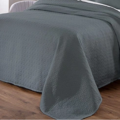 Colcha Queen Dupla Face Matelada Diamante 150 Fios com Porta Travesseiros