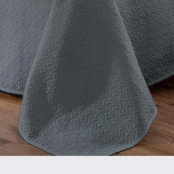 Colcha Queen Dupla Face Matelada Diamante 150 Fios com Porta Travesseiros