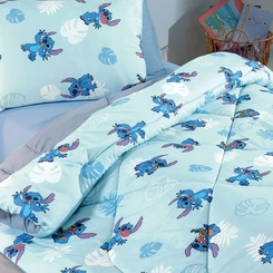Edredom Infantil Solteiro Estampado Hedrons Disney Stitch