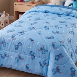 Edredom Infantil Solteiro Estampado Hedrons Disney Stitch