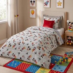Edredom Infantil Solteiro Estampado Hedrons Disney Stitch