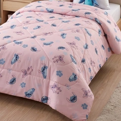 Edredom Infantil Solteiro Estampado Hedrons Disney Stitch