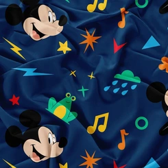 Jogo de Cama Solteiro Infantil Toque de Seda Mickey