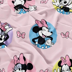 Jogo de Cama Solteiro Infantil Toque de Seda Minnie