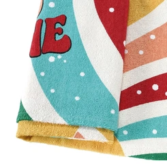 Toalha de Banho Infantil Dohler Felpuda Estampada Sol