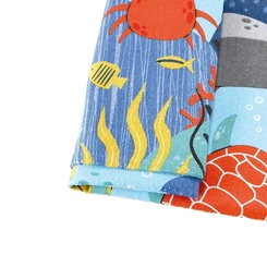 Toalha de Banho Infantil Dohler Felpuda Estampada Sol