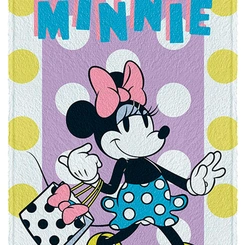 Toalha de Banho Infantil Lepper Felpuda Minnie