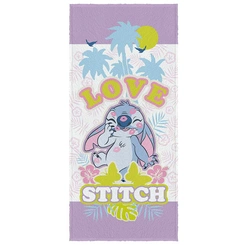 Toalha de Banho Infantil Lepper Felpuda Stitch