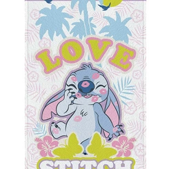Toalha de Banho Infantil Lepper Felpuda Stitch