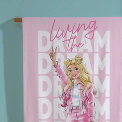 Toalha De Banho Infantil Aveludada Barbie Dohler