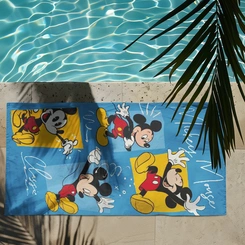 Toalha De Banho Infantil Aveludada Mickey Dohler