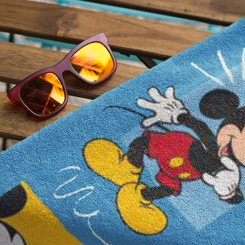 Toalha De Banho Infantil Aveludada Mickey Dohler
