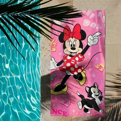 Toalha De Banho Infantil Aveludada Minnie Dohler