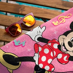 Toalha De Banho Infantil Aveludada Minnie Dohler