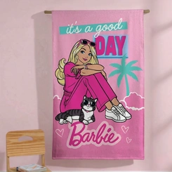 Toalha De Banho Felpuda Barbie Dohler
