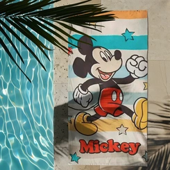 Toalha De Banho Infantil Felpuda Mickey Dohler