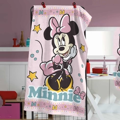 Toalha De Banho Infantil Felpuda Minnie Dohler