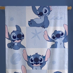 Toalha de Banho Infantil Aveludada Stitch Dohler