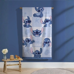 Toalha de Banho Infantil Aveludada Stitch Dohler