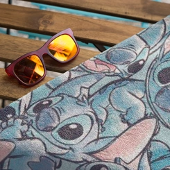 Toalha de Banho Infantil Aveludada Stitch Dohler