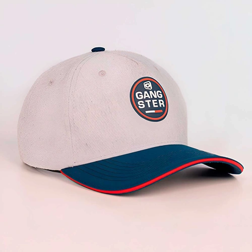 Boné Masculino Gangster Aba Curva Logo Redondo