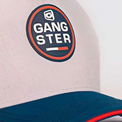 Boné Masculino Gangster Aba Curva Logo Redondo