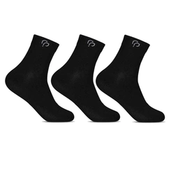 Kit 3 Pares Meia Masculina Cano Longo Adulto Básica Comfort