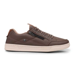 Sapatênis Masculino Casual com Zíper Lateral