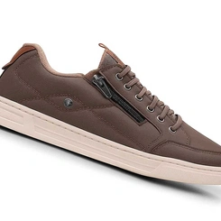 Sapatênis Masculino Casual com Zíper Lateral