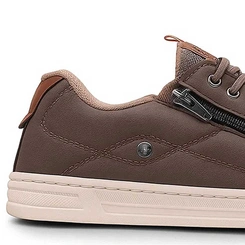 Sapatênis Masculino Casual com Zíper Lateral