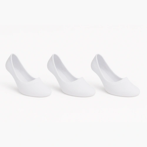 Kit 3 Pares Meia Feminina Sapatilha Selene 34/38 Conforto Invisível