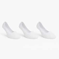 Kit 3 Pares Meia Feminina Sapatilha Selene 34/38 Conforto Invisível