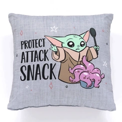 Almofada Decorativa Estampas da Disney Baby Yoda