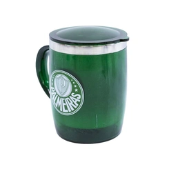 Caneca Térmica Palmeiras Oficial Original 450ml Mileno Inox com Tampa