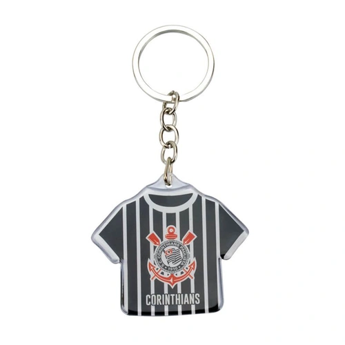 Chaveiro de Metal Camisa de Time Corinthians