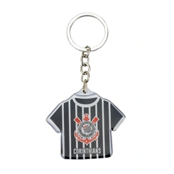 Chaveiro de Metal Camisa de Time Corinthians Oficial Original