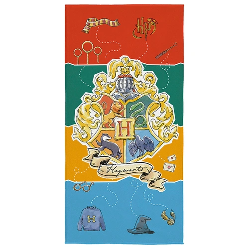 Toalha Aveludada Infantil Harry Potter 70x140cm Lepper Oficial