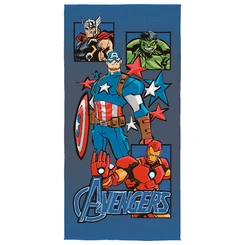 Toalha Aveludada Infantil Avengers 70x140cm Lepper Oficial