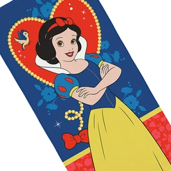 Toalha Aveludada Infantil Branca de Neve 70cm x 1,40m Lepper Oficial