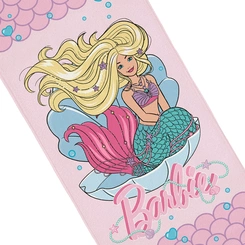 Toalha Aveludada Infantil Barbie 70cm x 1,40m Lepper Oficial