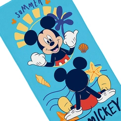 Toalha Aveludada Infantil Mickey  Original 70cm x 1,40m Lepper Oficial