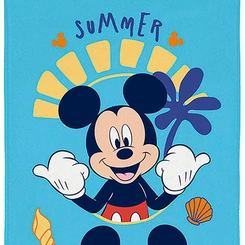 Toalha Aveludada Infantil Mickey  Original 70cm x 1,40m Lepper Oficial