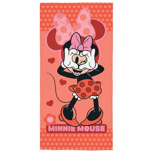 Toalha Aveludada Infantil Minnie 70cm x 1,40m Lepper Oficial